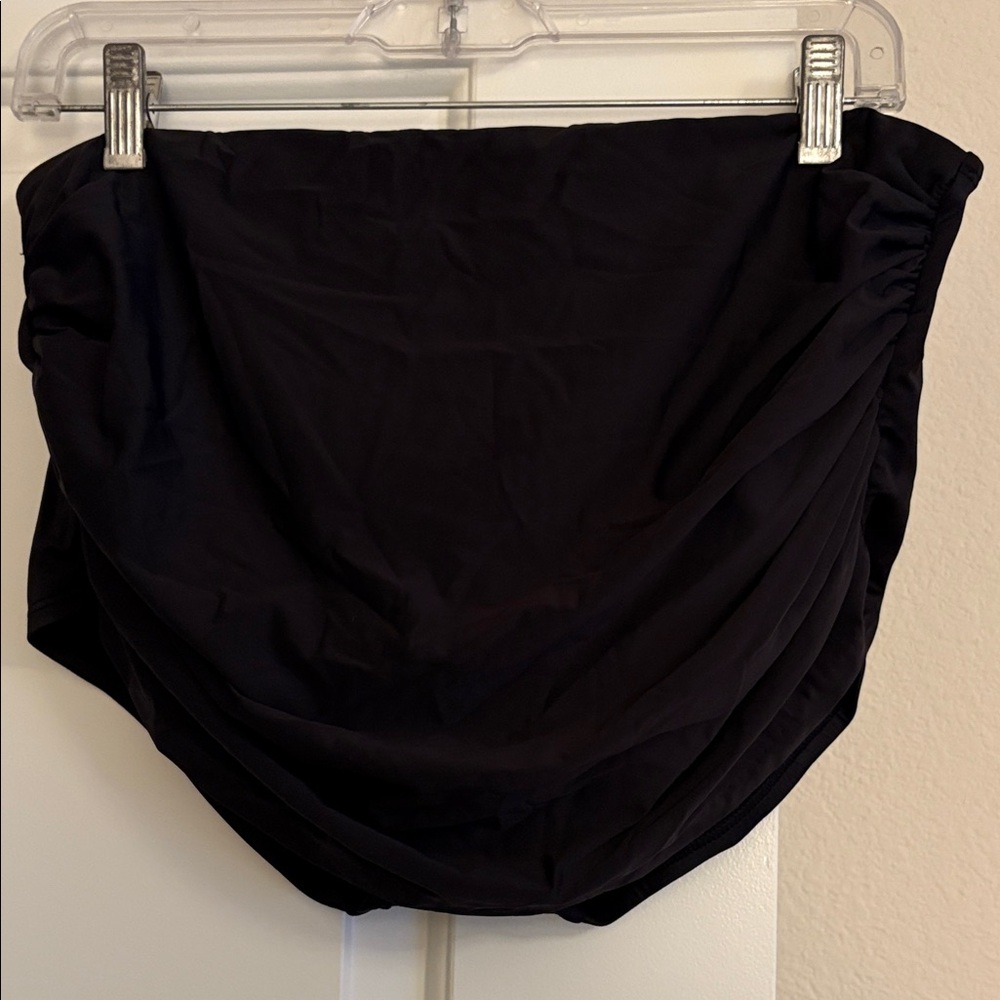 Miracle Suit Black Ruched Swim Bottom